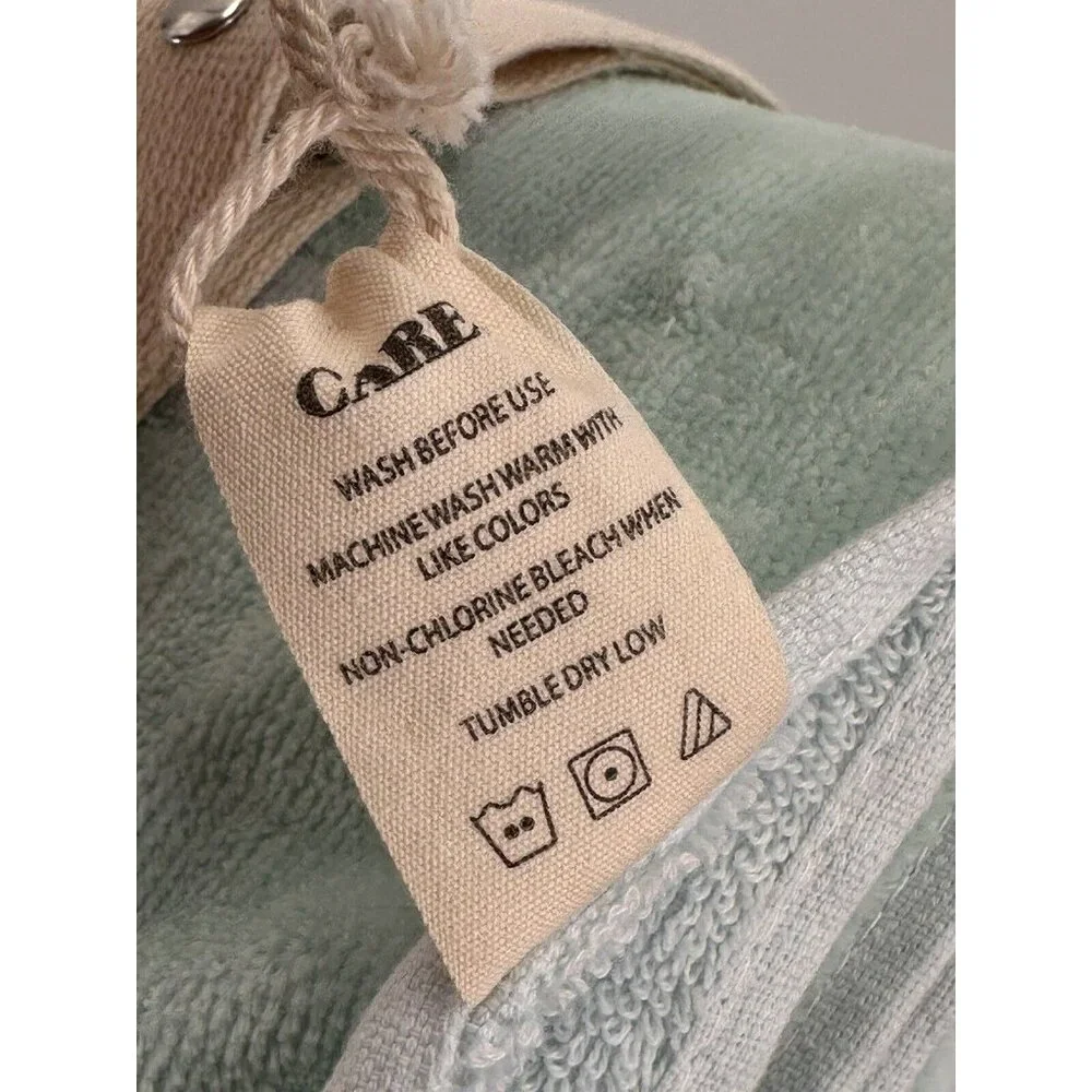 Business & Pleasure Co Luxury Holiday Beach Blanket Checkered Mint Green…